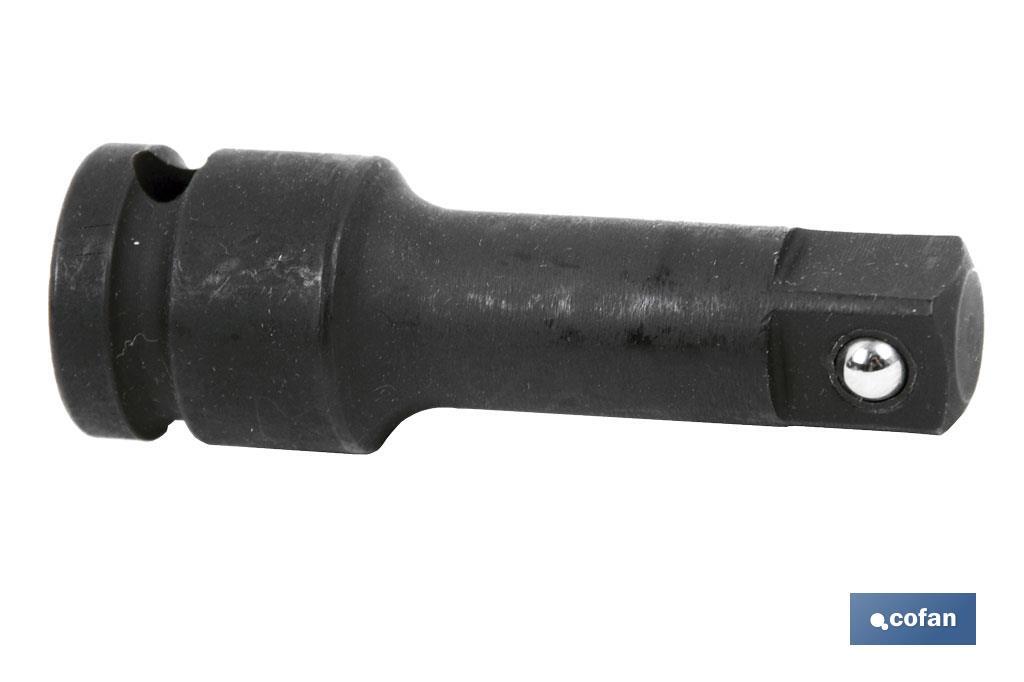 Alargadera de impacto  3/4 | Con longitud de 100, 175 y 250 mm | Prolongador de impacto de 3/4